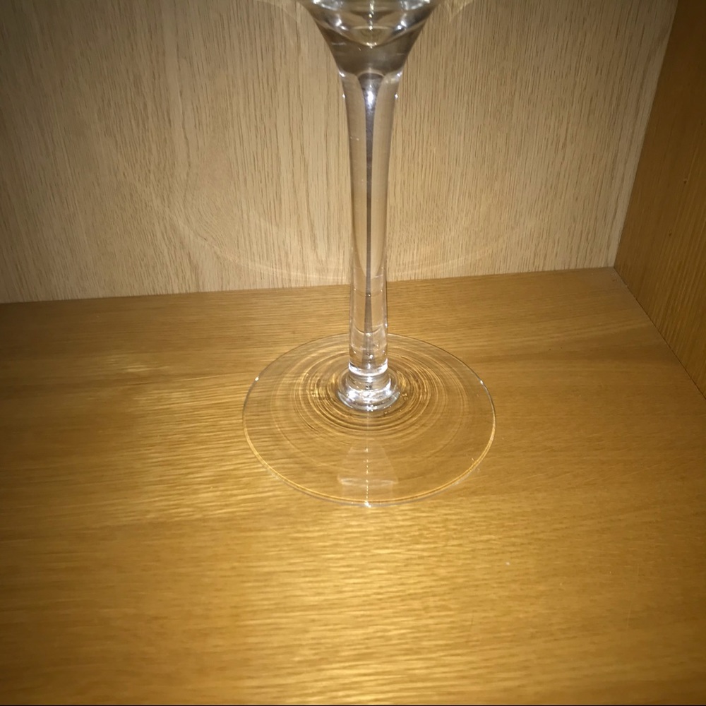 New Tall Glass Compote 22 1/2” Tall 7 7/8” Rim - Picture 2 of 16